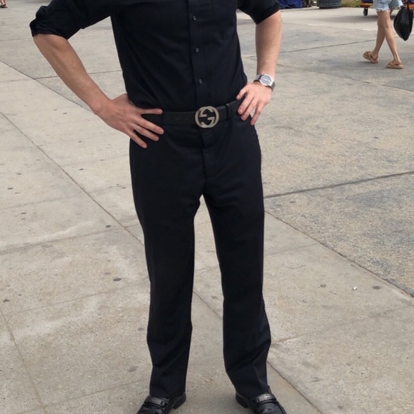 GUCCI - Signature Leather Belt - 80-32 - Picture 14 of 16